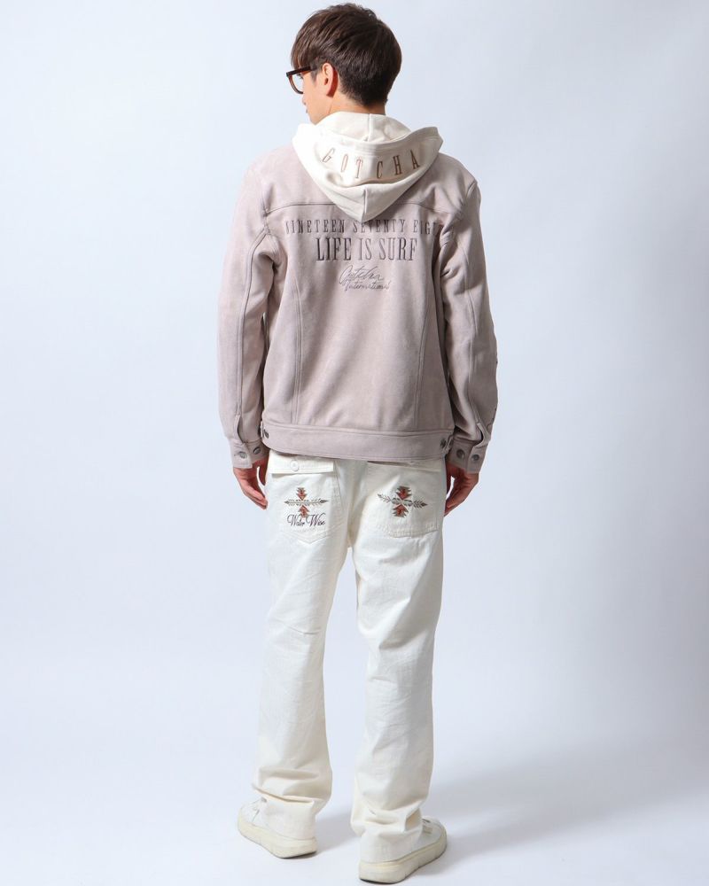 グレー：180cm/70kg(Lサイズ着用)