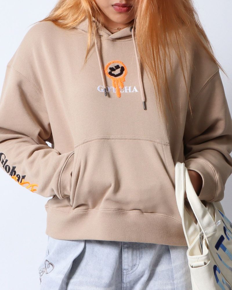 ベージュ：167cm(Lサイズ着用)