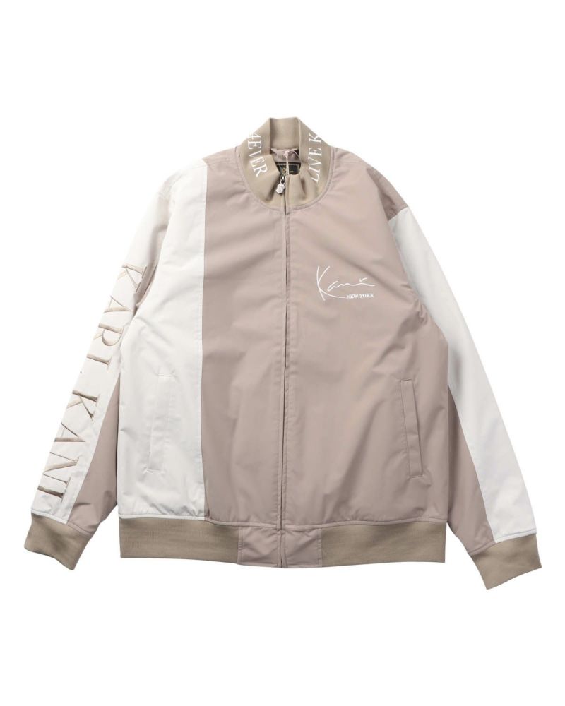 Karl Kani GOLF] 防風 中綿 カラー ブロック スタンドジャケット