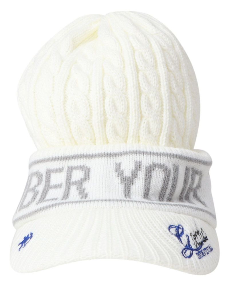 GOTCHA GOLF] 刺繍ロゴ つば付き ニットキャップ | PEET ONLINE STORE