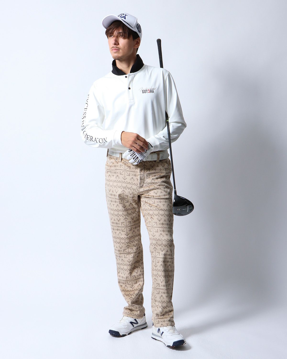 サンドベージュ：180cm/70kg(Lサイズ着用)