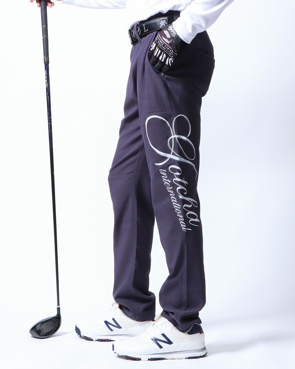 チャコール：180cm/70kg(Lサイズ着用)