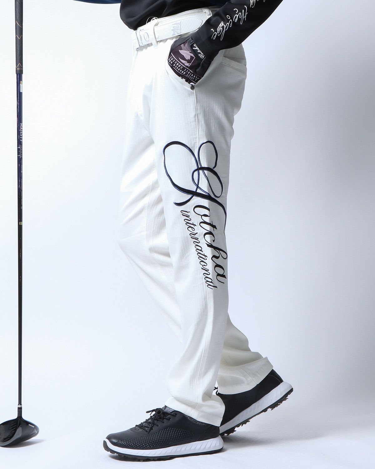 ホワイト：180cm/70kg(XLサイズ着用)