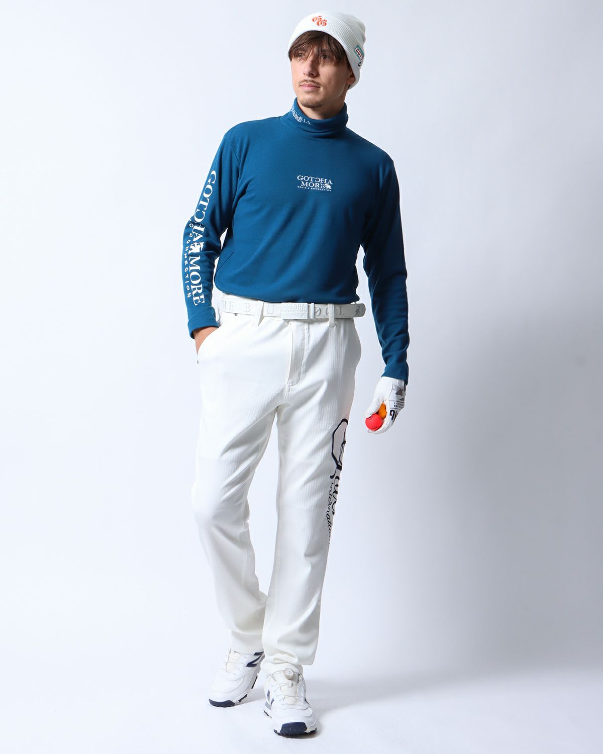 ホワイト：180cm/70kg(XLサイズ着用)