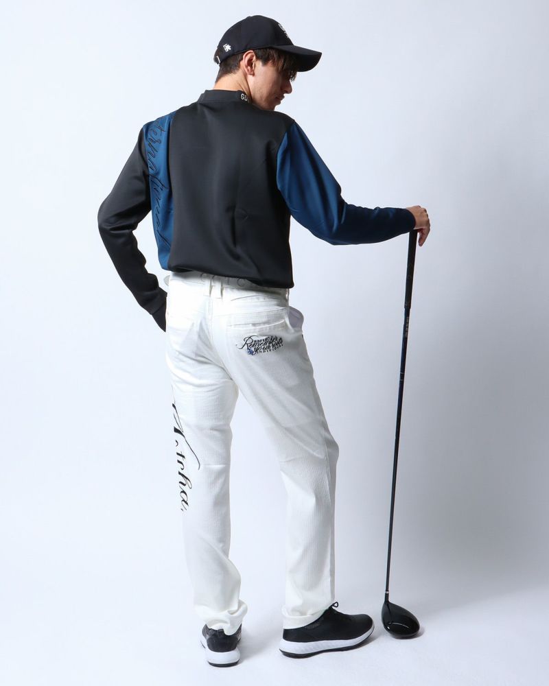 新品 AVIREX GOLF トップガン トムキャット ゴルフパンツ 白 XL 新品 AVIREX GOLF トップガン トムキャット ゴルフパンツ 白 XL 楽天