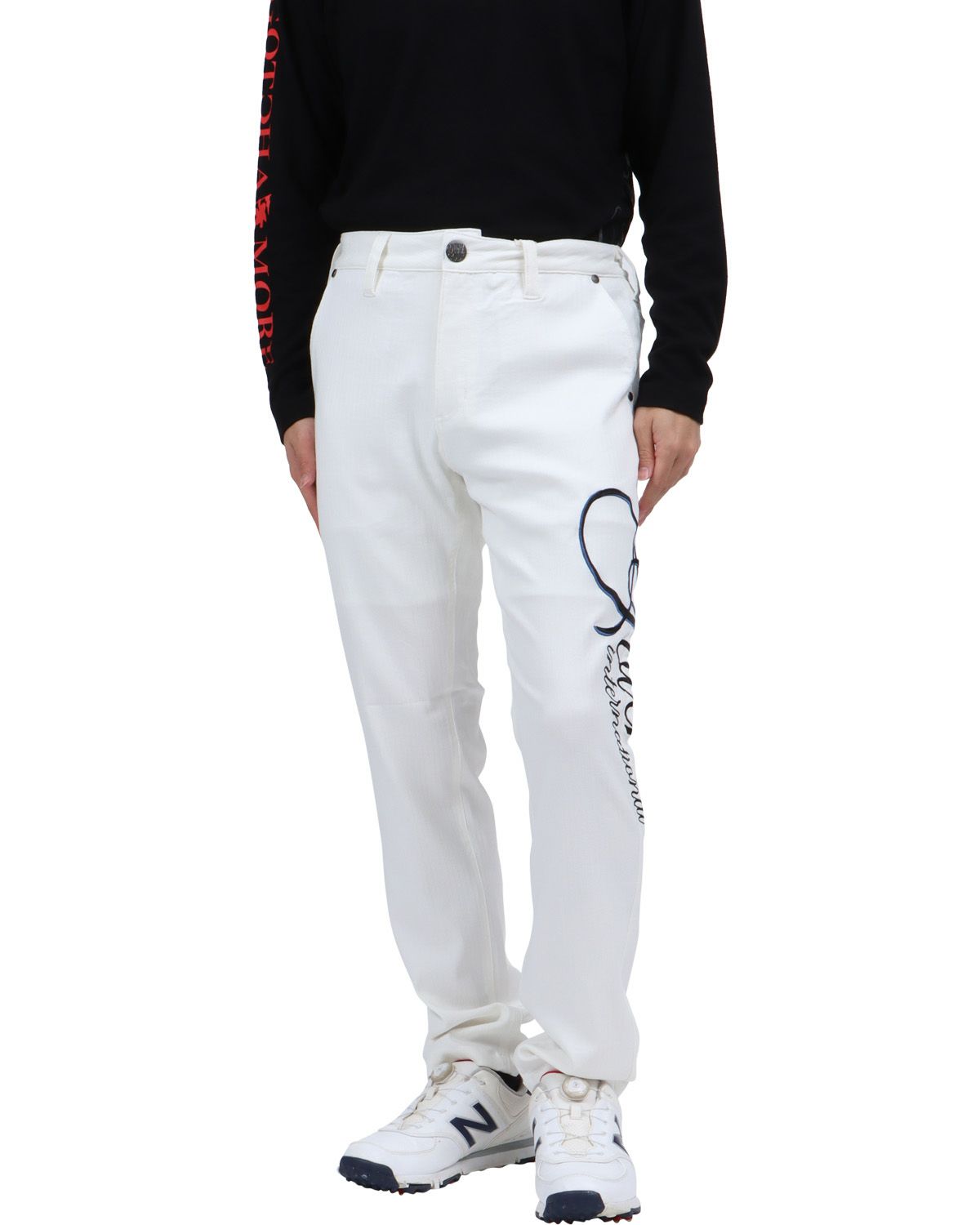 ホワイト：173cm63kg(Mサイズ着用)