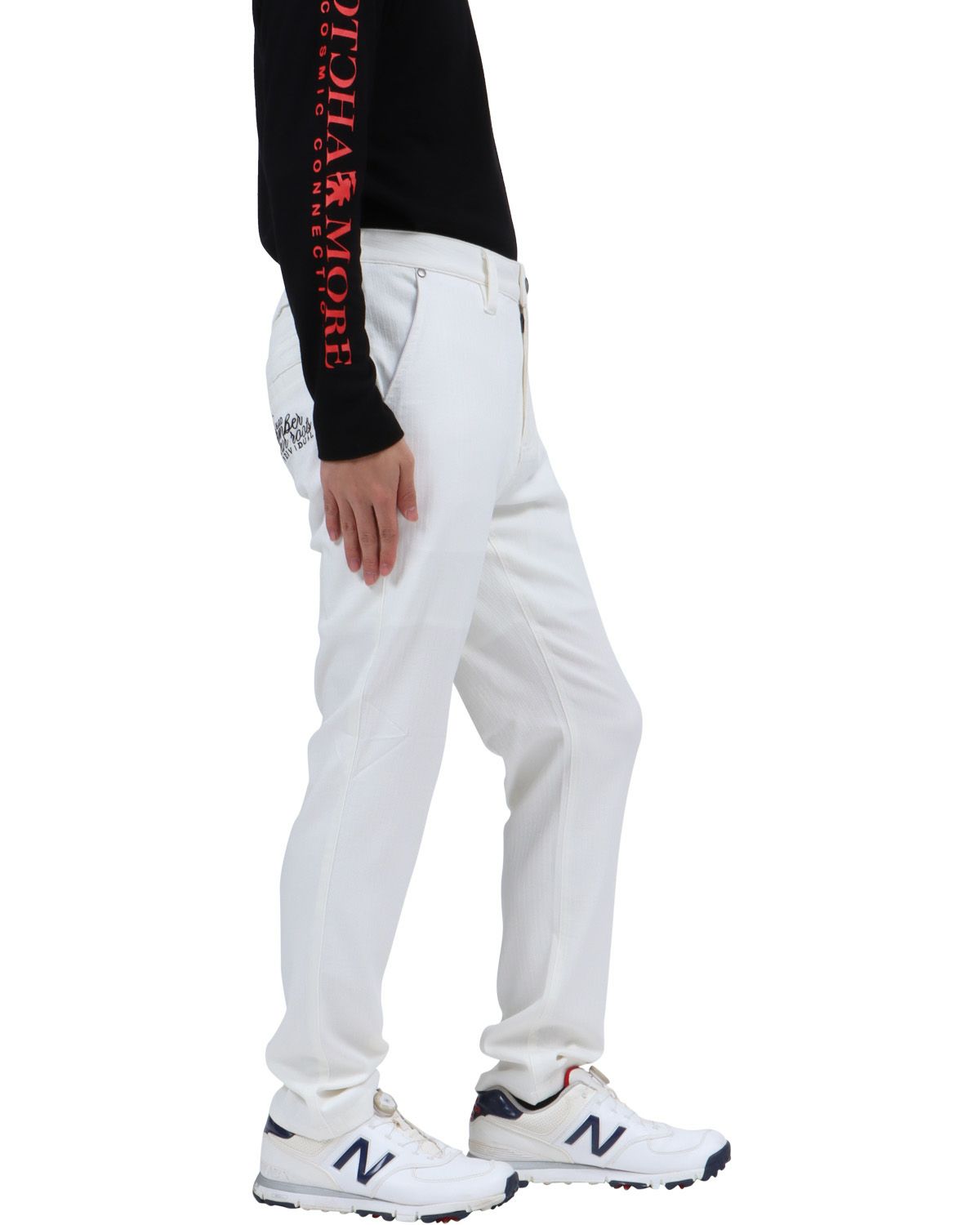 ホワイト：173cm63kg(Mサイズ着用)