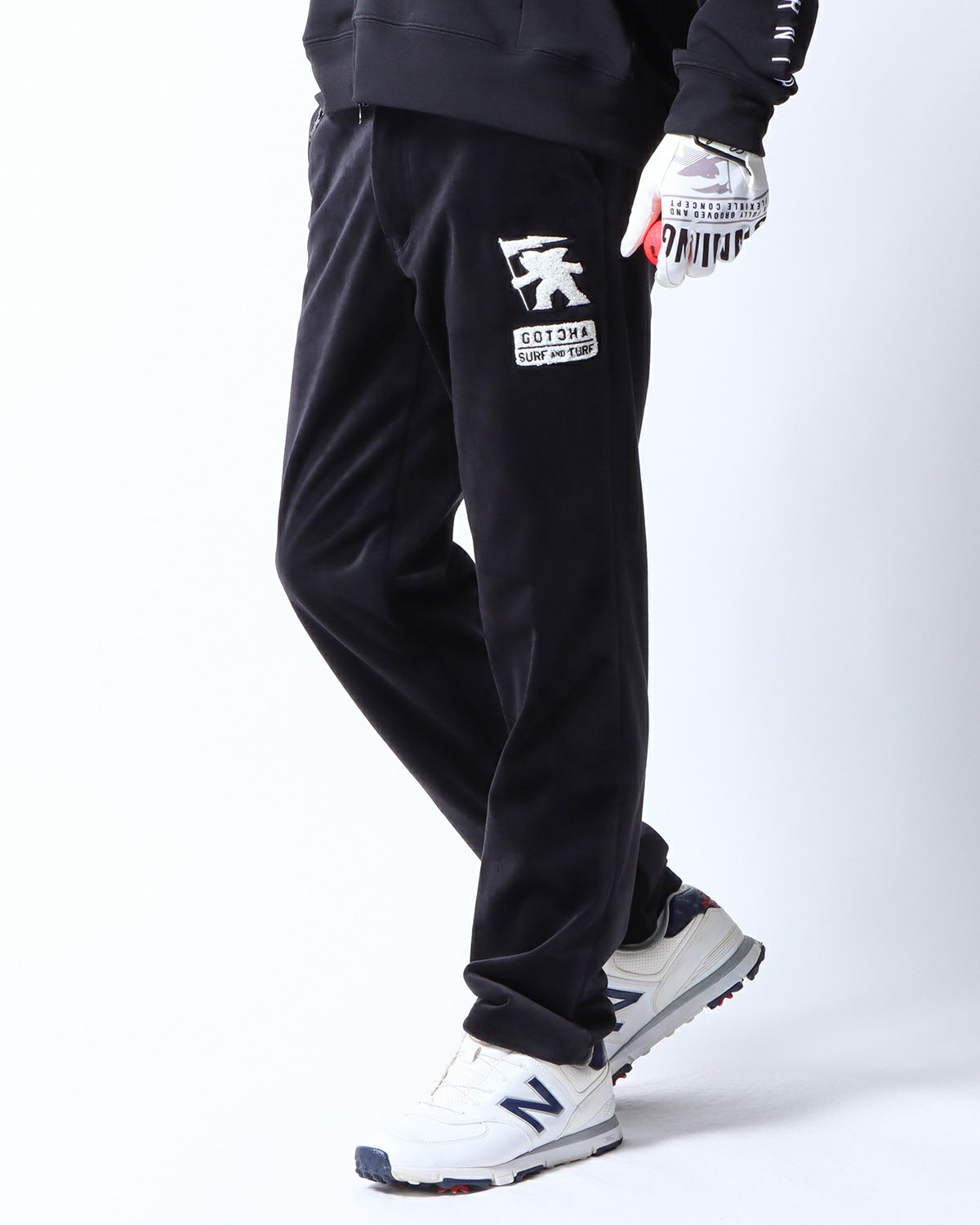 ブラック：180cm/70kg(Lサイズ着用)