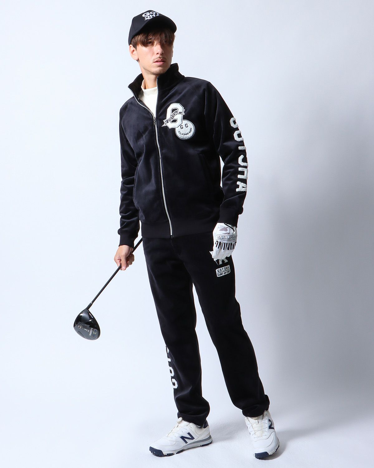 ブラック：180cm/70kg(Lサイズ着用)