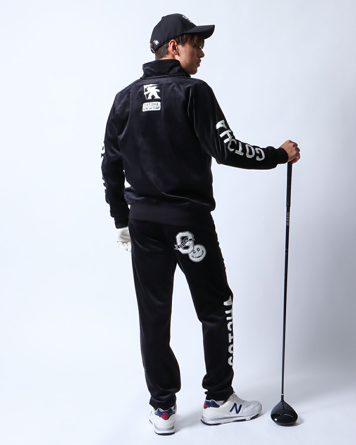 ブラック：180cm/70kg(Lサイズ着用)