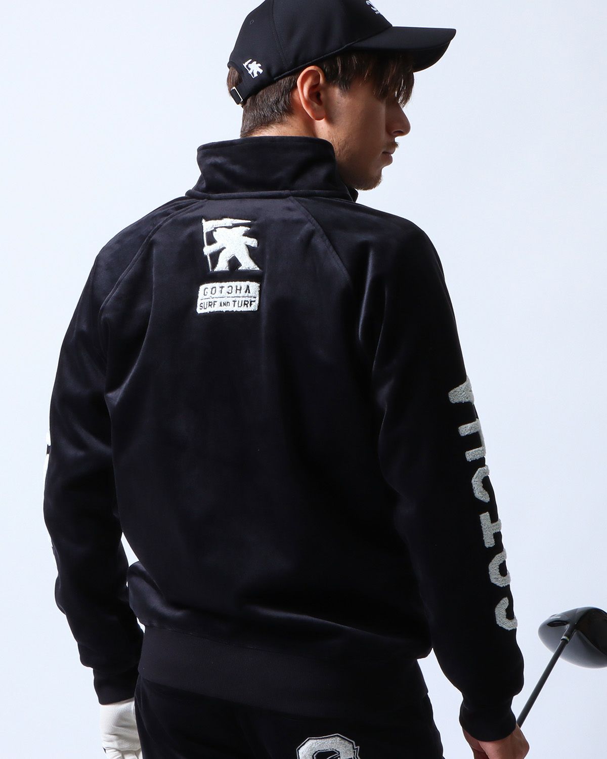 ブラック：180cm/70kg(Lサイズ着用)