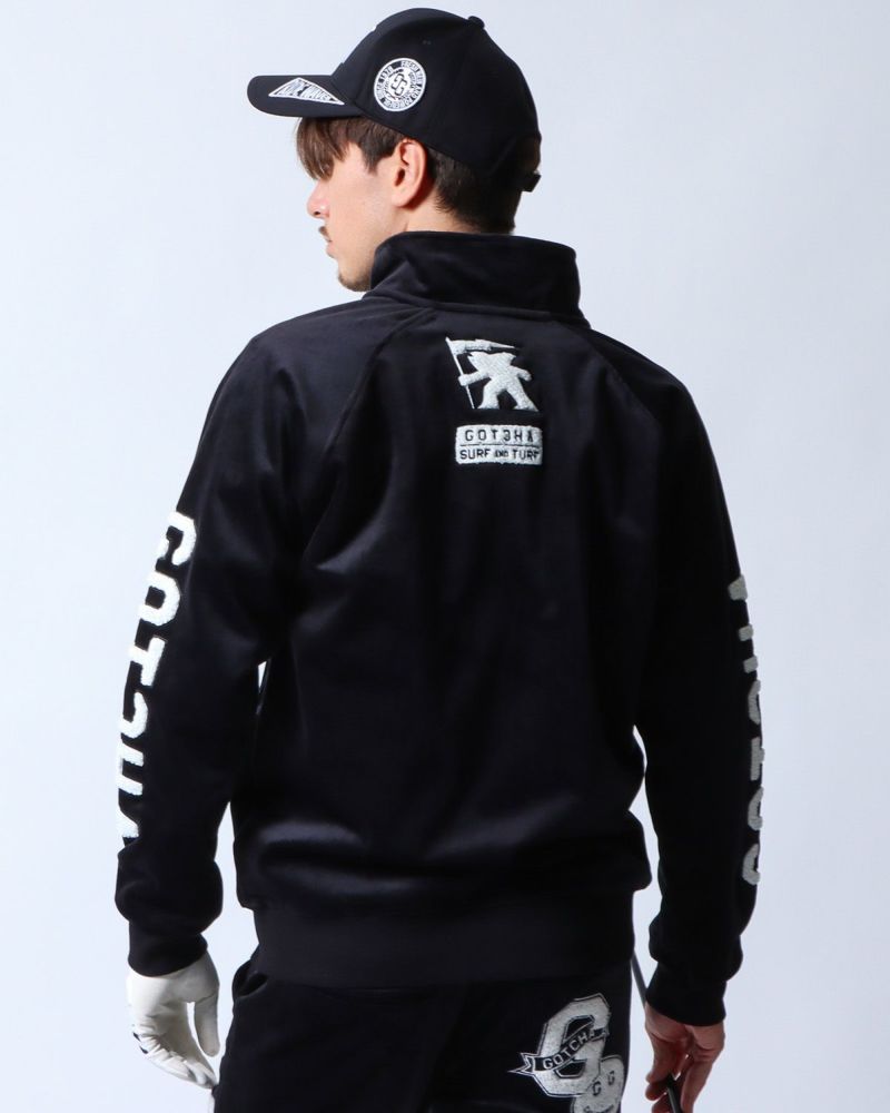 ガッチャゴルフ 2025 メンズ トラックジャケット 防風 ストレッチ シャギー素材 253GG1320 GOTCHA GOLF 【新品】2025FW 長袖 ゴルフウェア トップス NOV1 GOTCHA GOLF] 防風 ストレッチ シャギー トラックジャケット | PEET