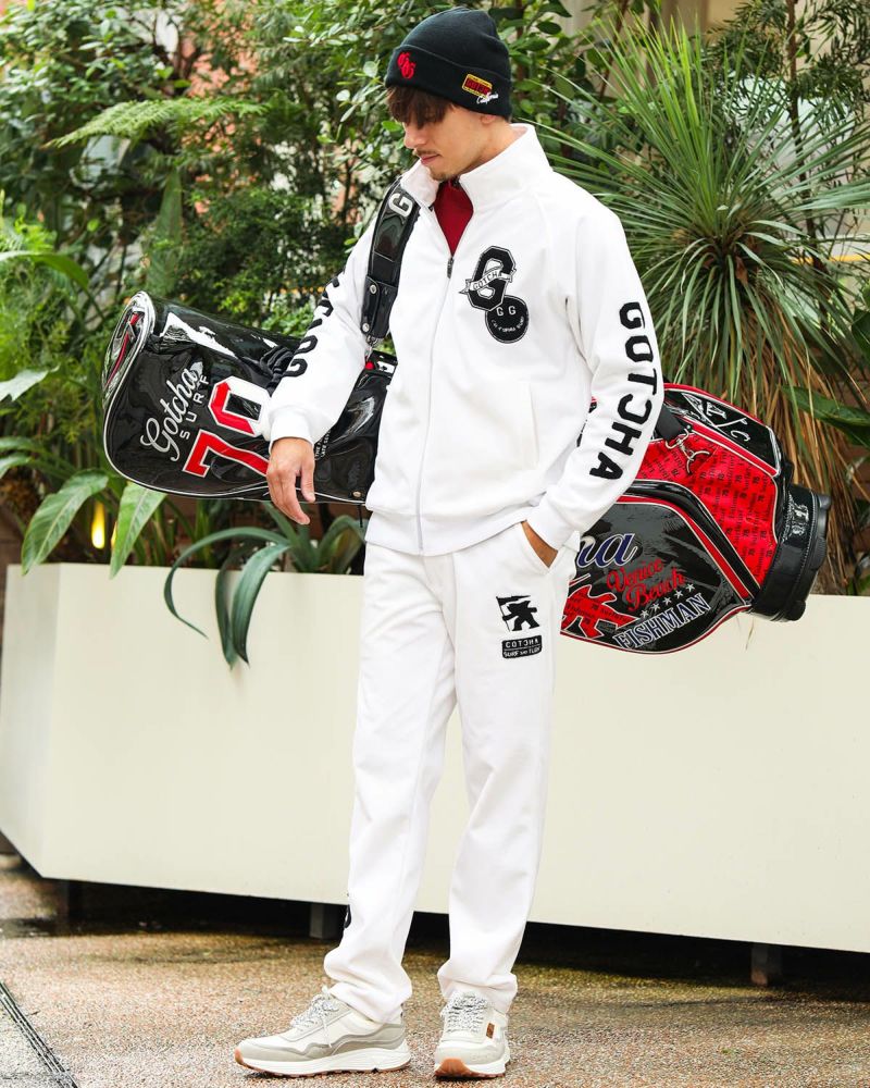 ホワイト：180cm/70kg(Lサイズ着用)