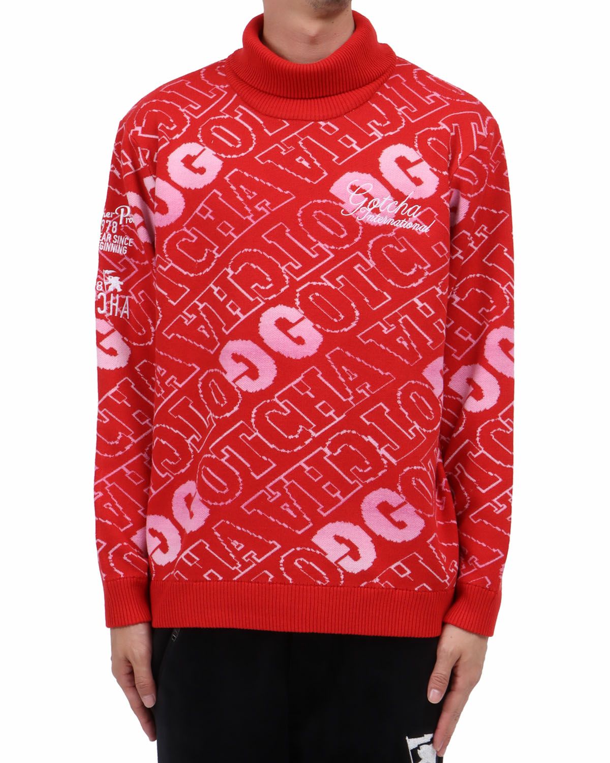 レッド：174cm62kg(Lサイズ着用)