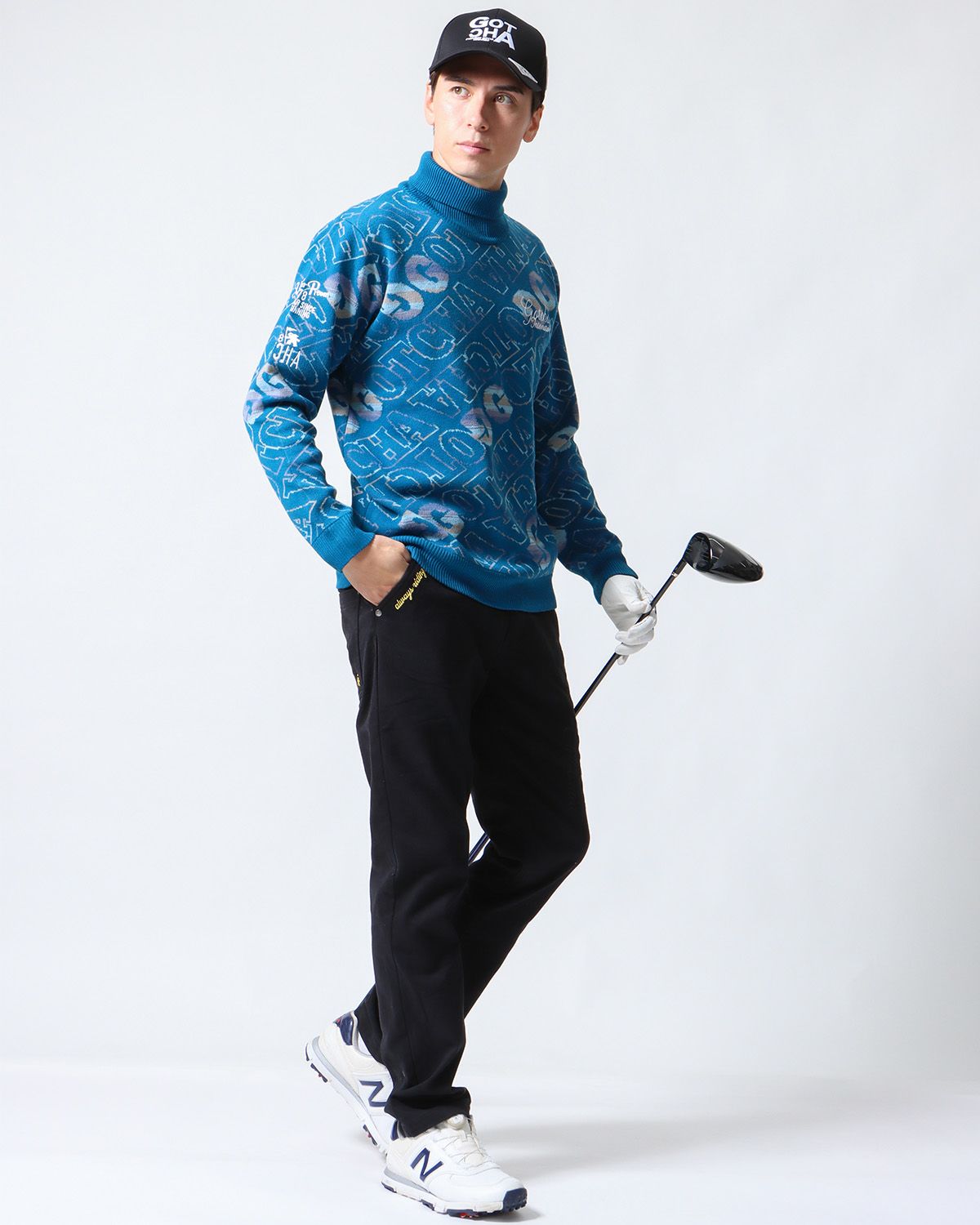 ターコイズ：180cm/70kg(Lサイズ着用)