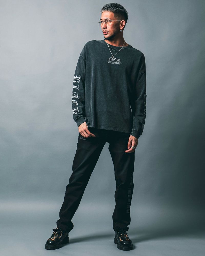 ブラック:183cm(Lサイズ着用)