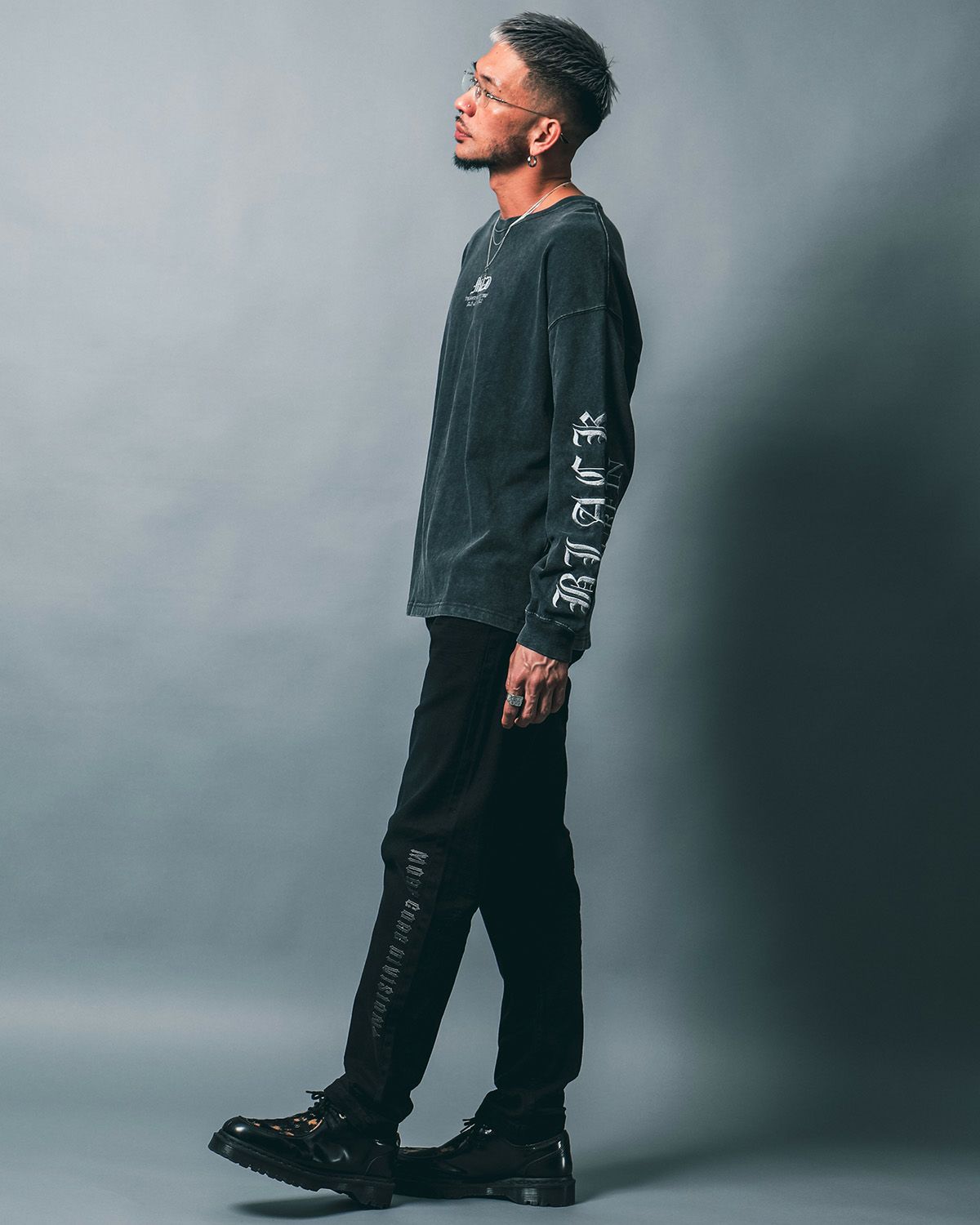 ブラック:183cm(Lサイズ着用)