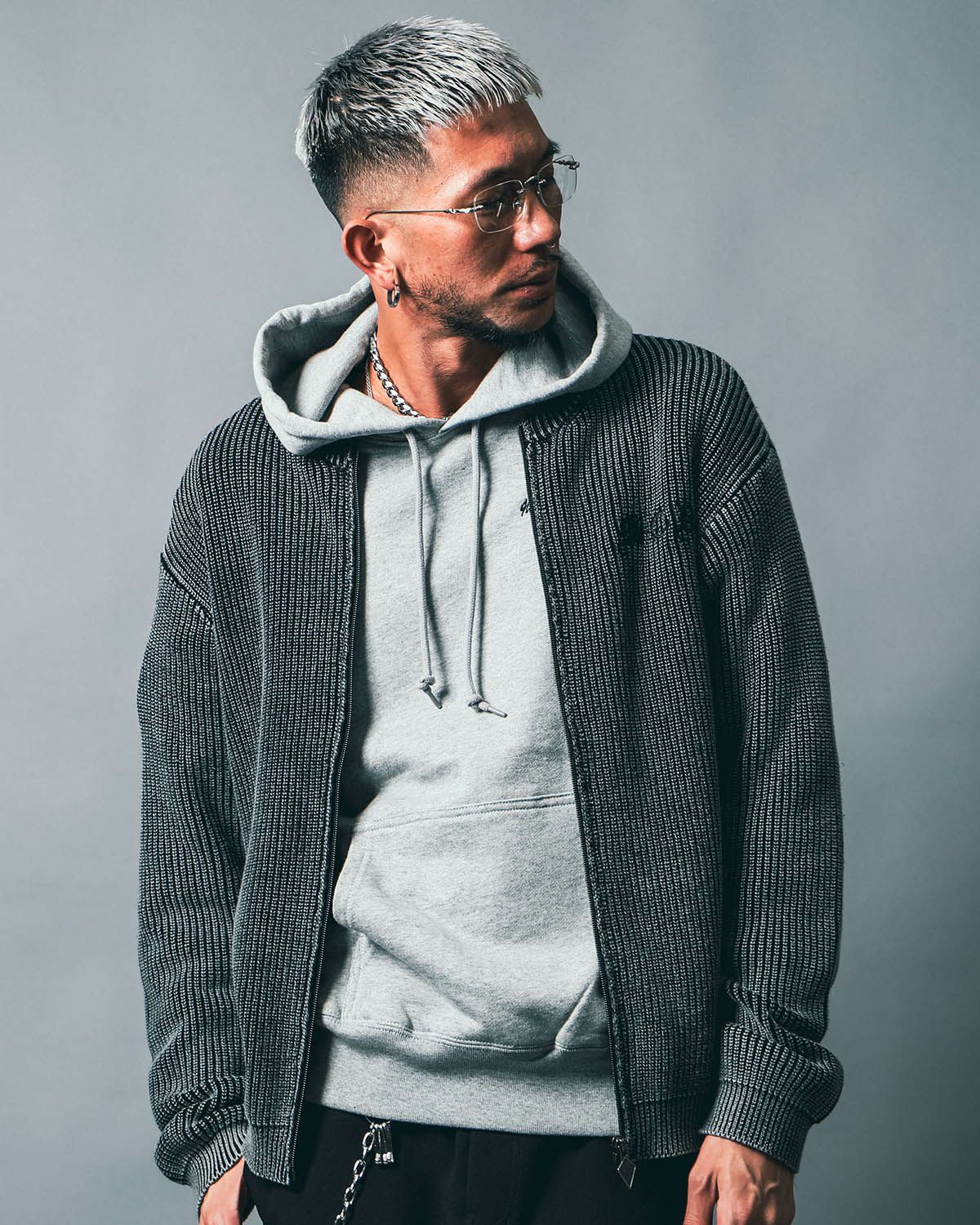 ブラック:183cm(Lサイズ着用)