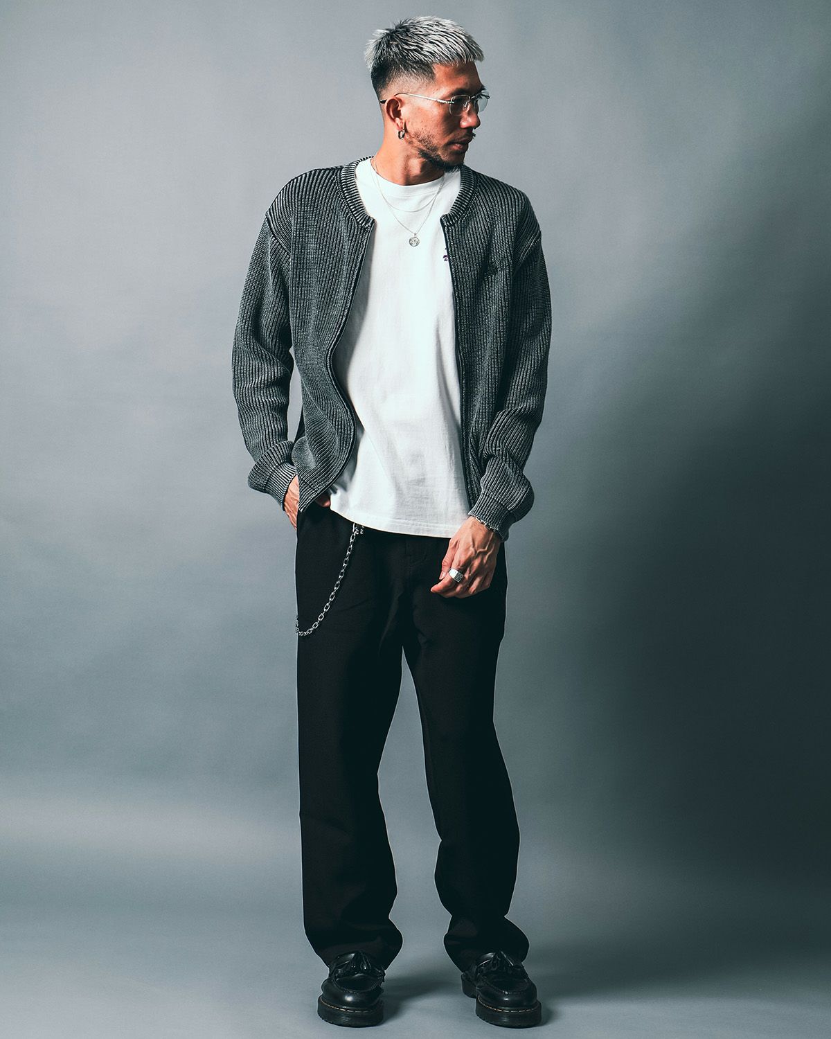 ブラック:183cm(Lサイズ着用)