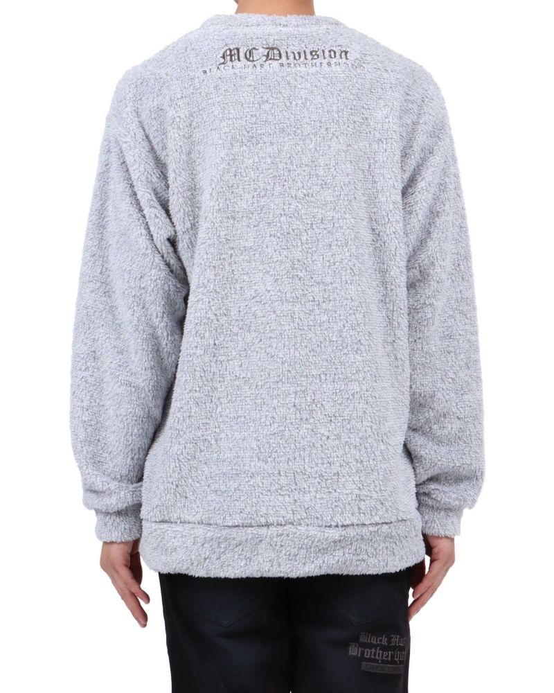 ホワイト：174cm62kg(Lサイズ着用)