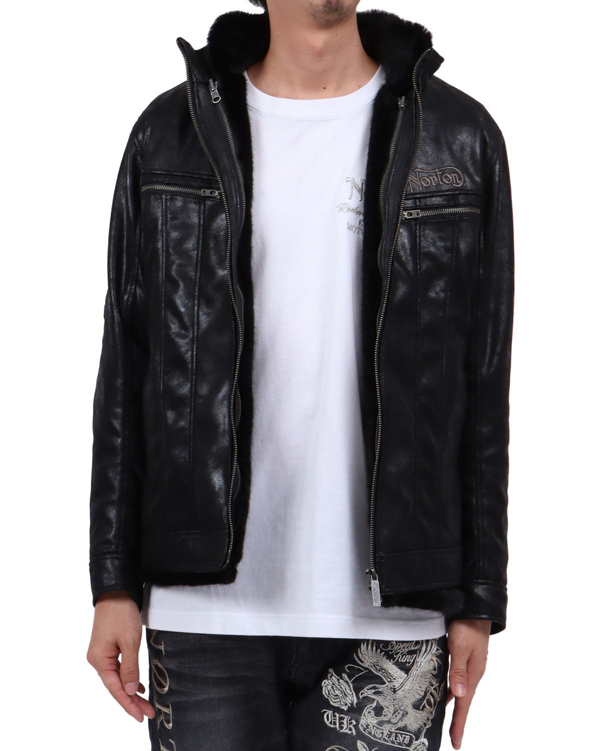 ブラック：174cm62kg(Lサイズ着用)