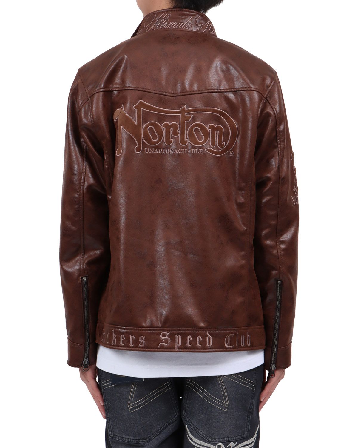 ブラウン：174cm62kg(Lサイズ着用)中身脱着仕様