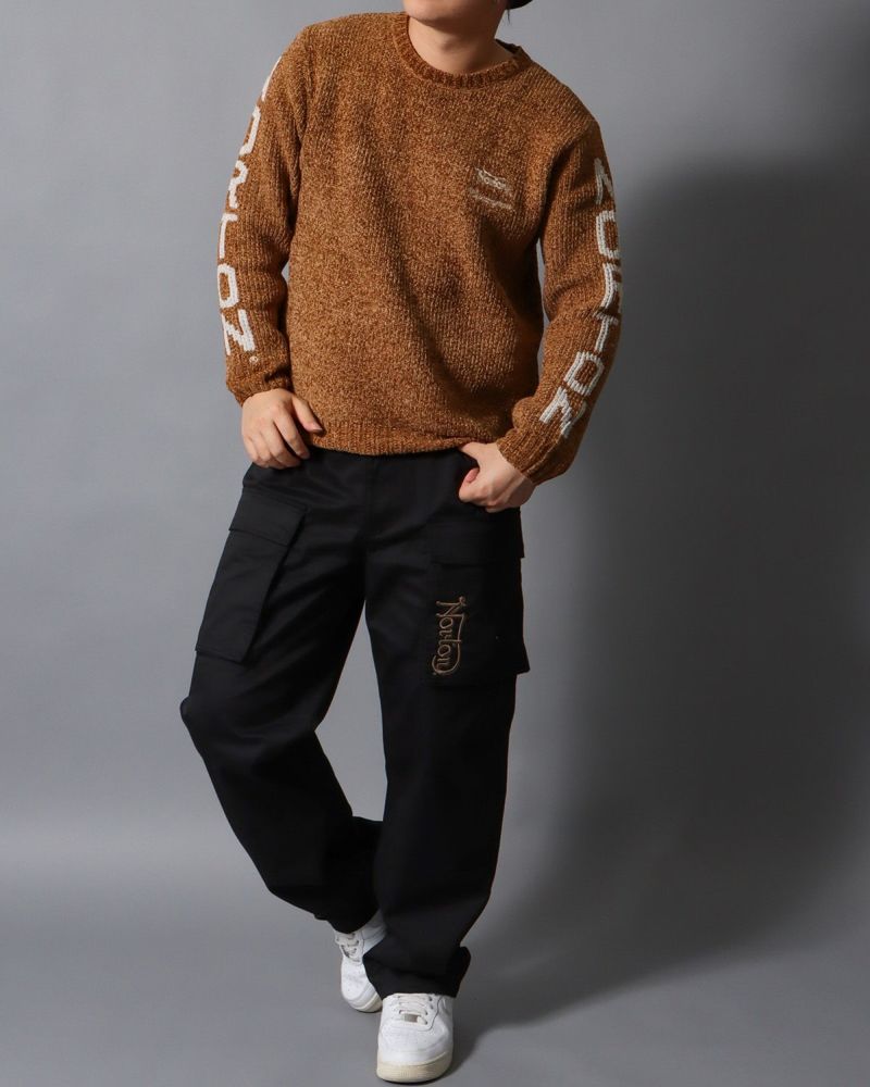 ベージュ：178cm/75kg(Lサイズ着用)