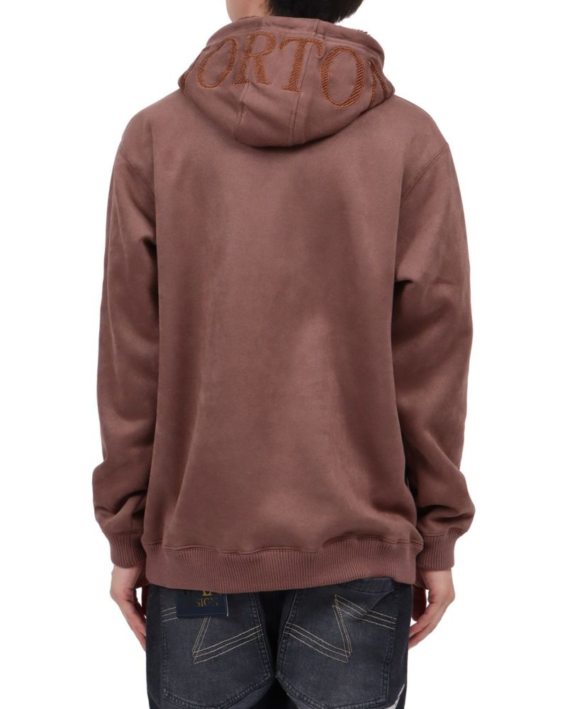 ブラウン：174cm62kg(Lサイズ着用)