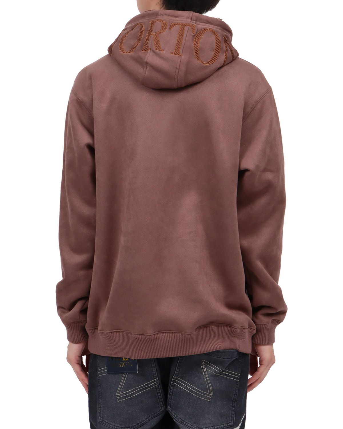 ブラウン：174cm62kg(Lサイズ着用)