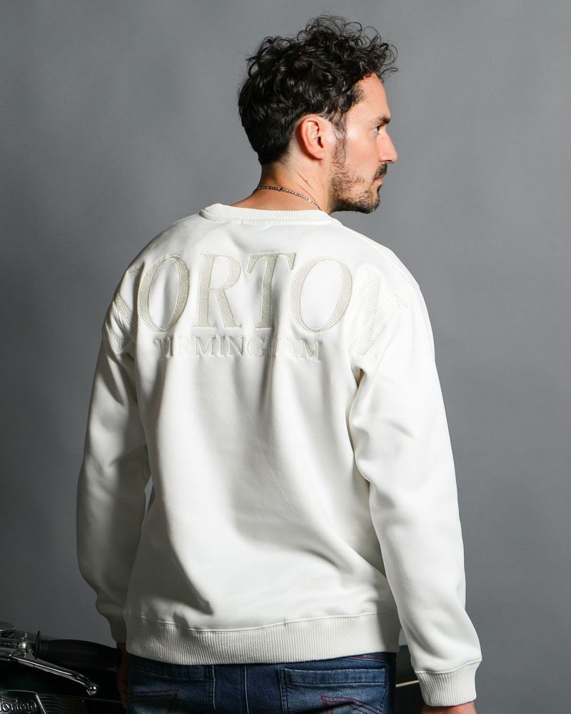 オフホワイト：186cm(Lサイズ着用)