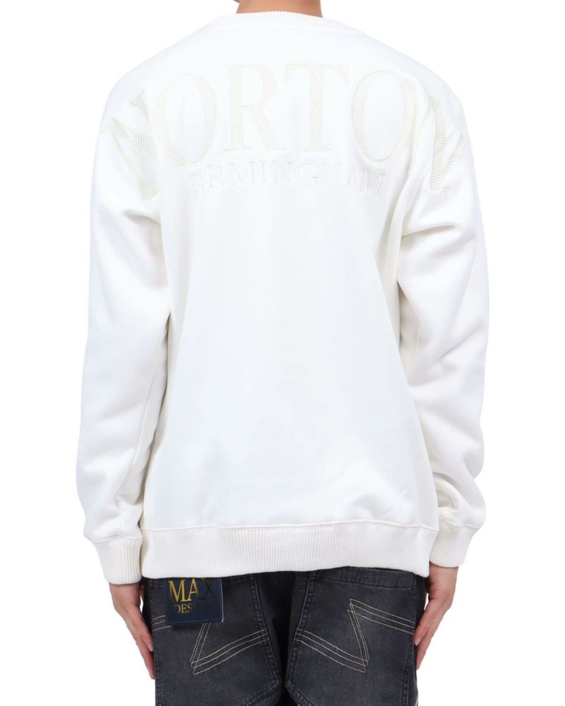 オフホワイト：174cm62kg(Lサイズ着用)