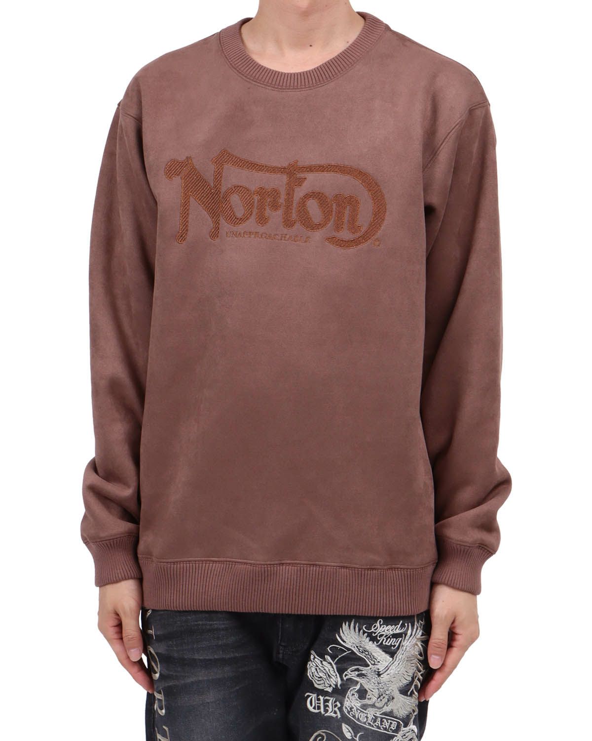 ライトブラウン：174cm62kg(Lサイズ着用)