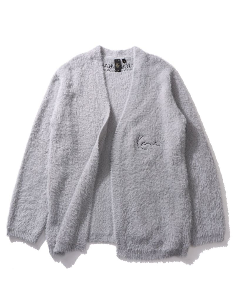 OHGA シャギーコーディガン　ライトグレー Karl Kani] 静電気防止 シャギー コーディガン | PEET ONLINE STORE