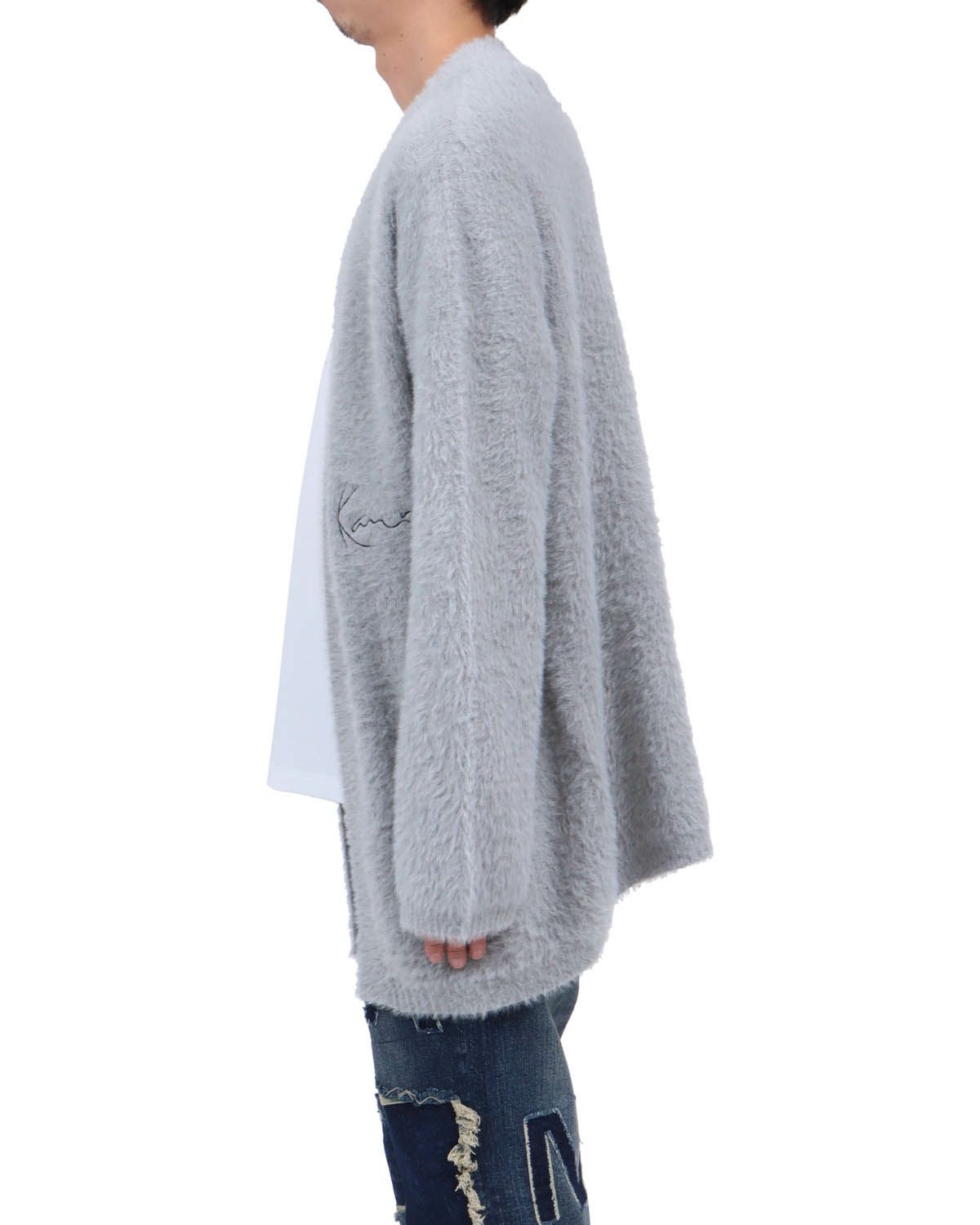 グレー：174cm62kg(Lサイズ着用)