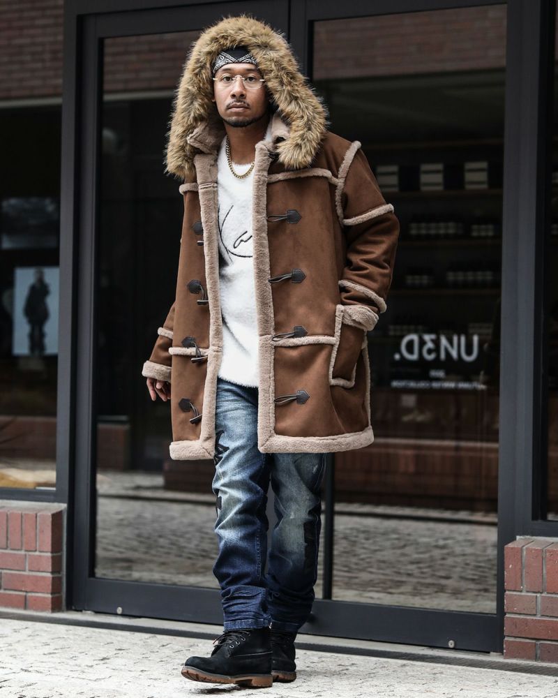 ホワイト：183cm(Lサイズ着用)