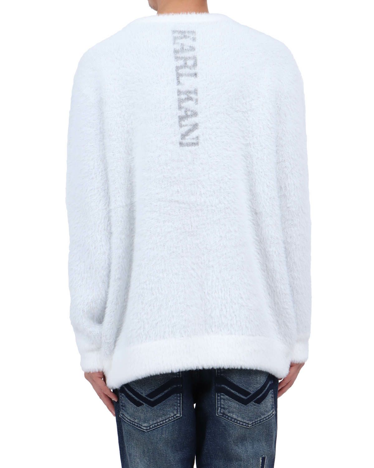 Karl Kani] 静電気防止 USロゴ シャギー クルーニット | PEET ONLINE STORE