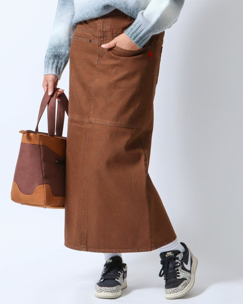 ブラウン：167cm(Lサイズ着用)