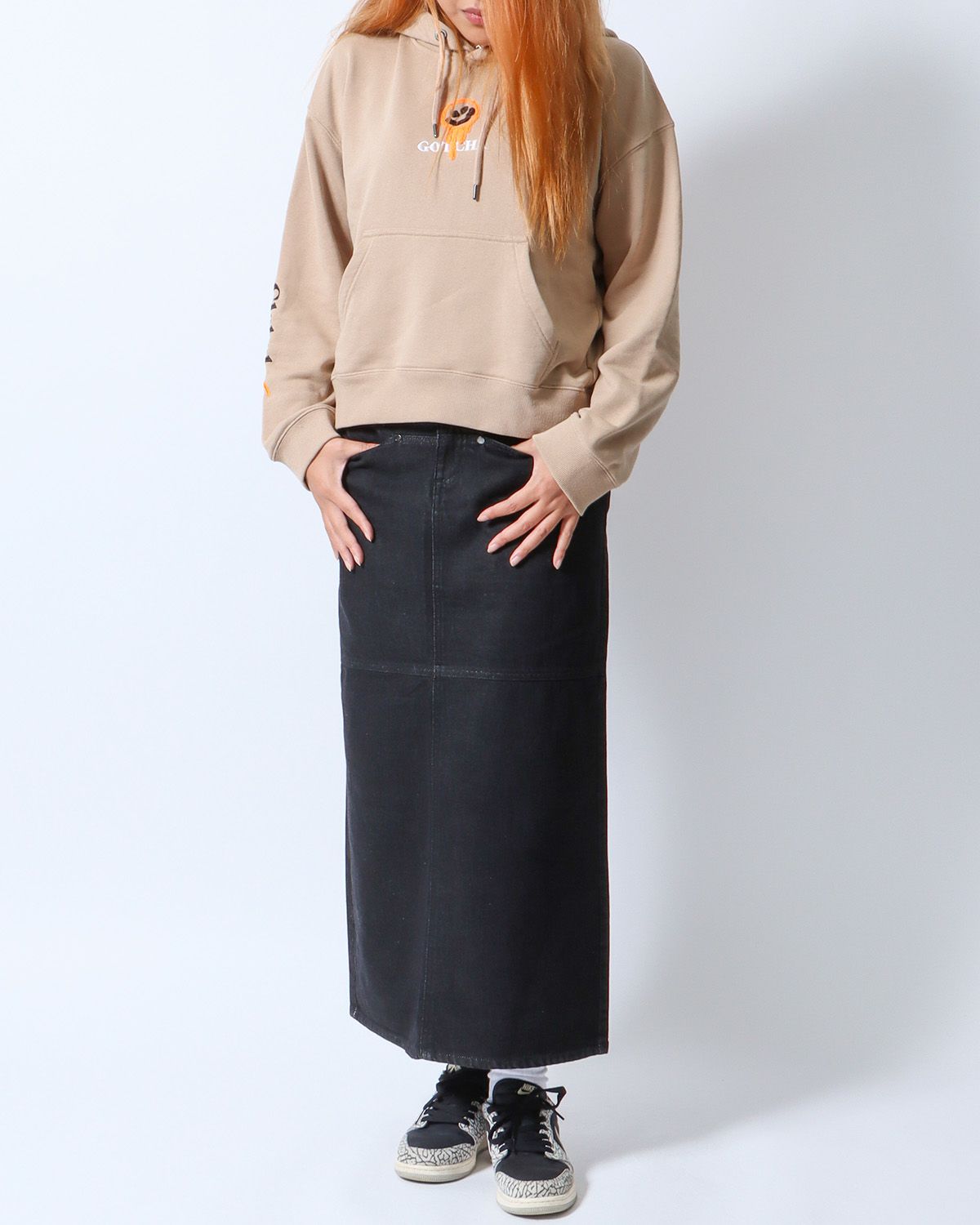 ブラック：167cm(Lサイズ着用)