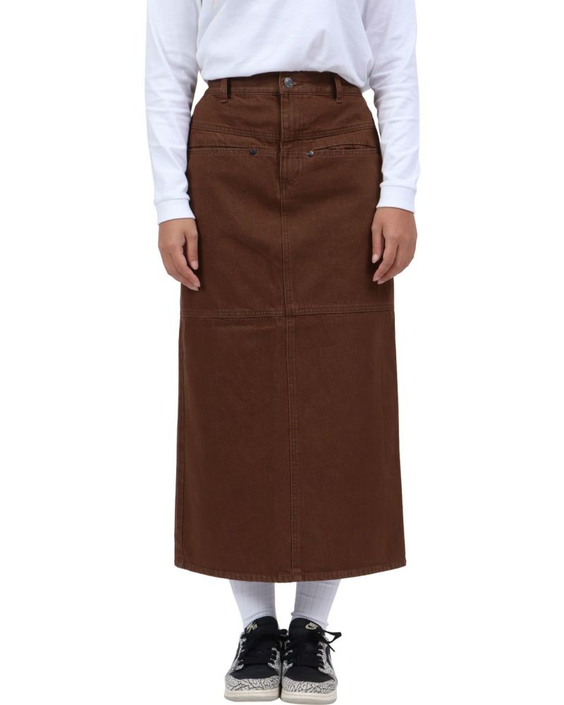 ブラウン：167cm(Lサイズ着用)