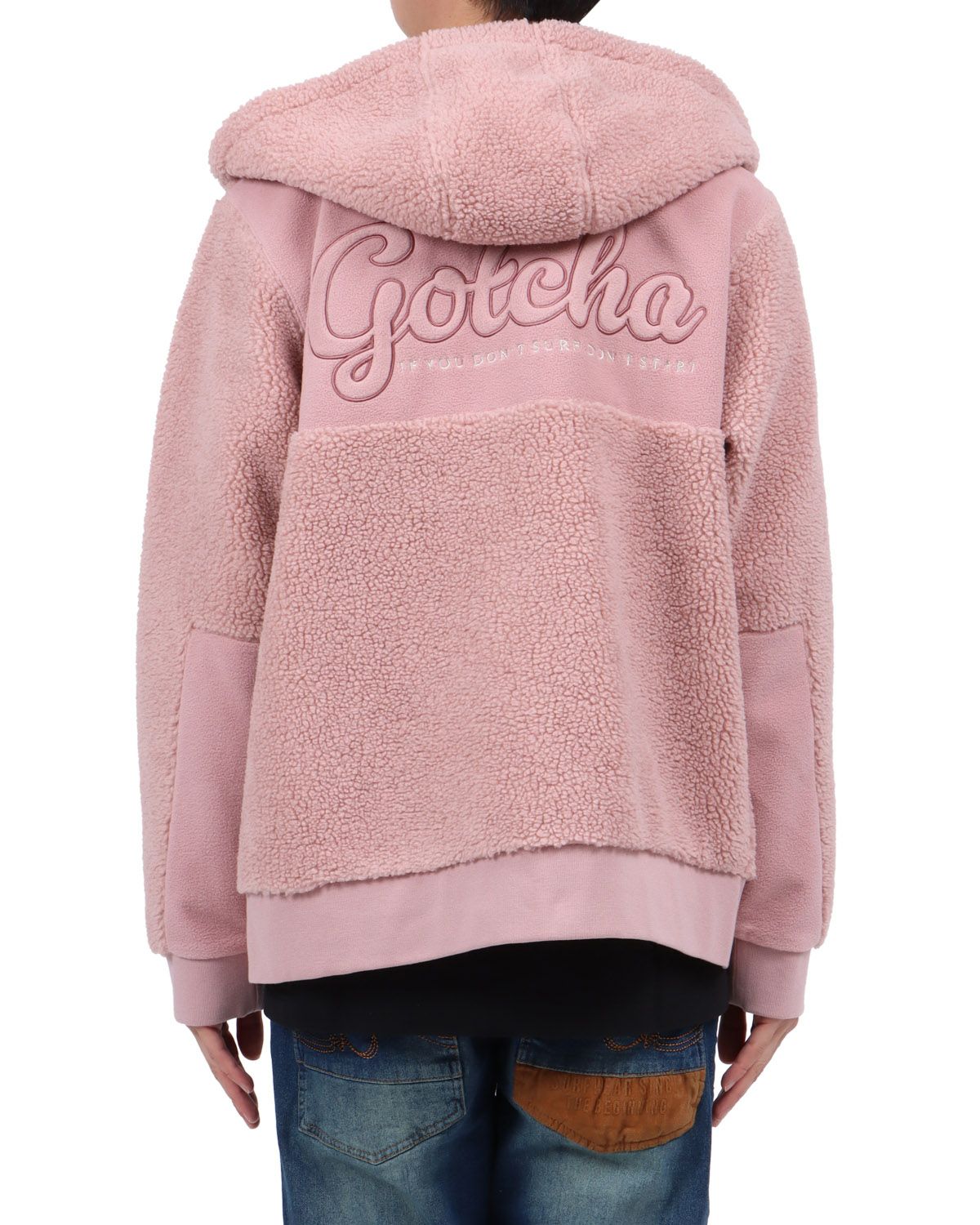 ピンクグレー：174cm62kg(Lサイズ着用)