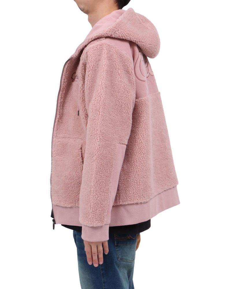 ピンクグレー：174cm62kg(Lサイズ着用)