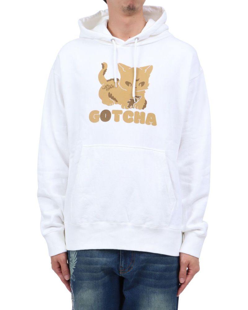 ホワイト：174cm62kg(Lサイズ着用)