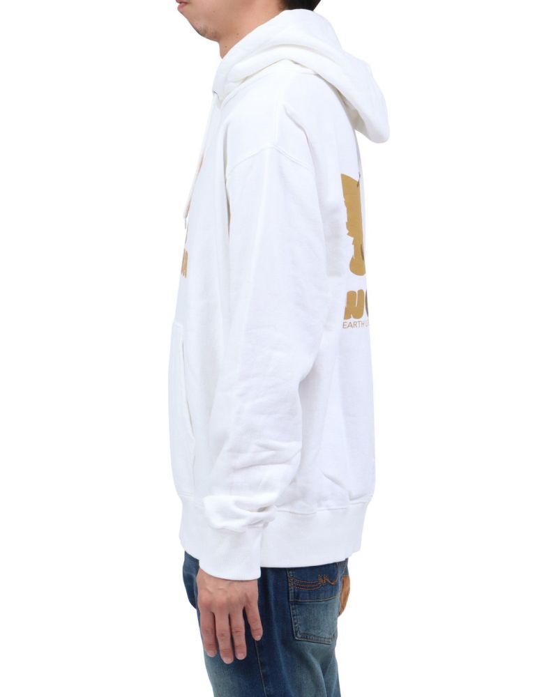 ホワイト：174cm62kg(Lサイズ着用)