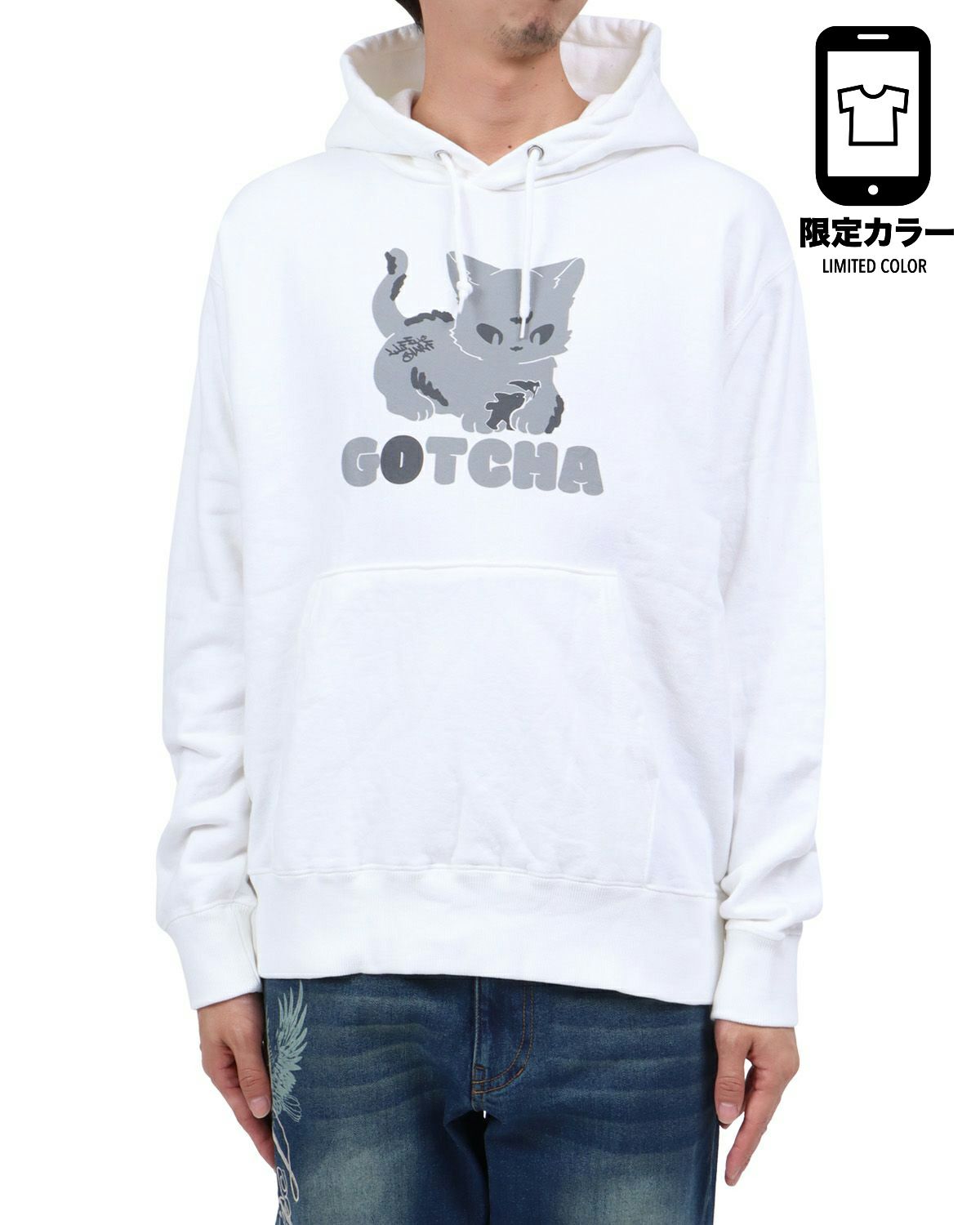 グレー：174cm62kg(Lサイズ着用)