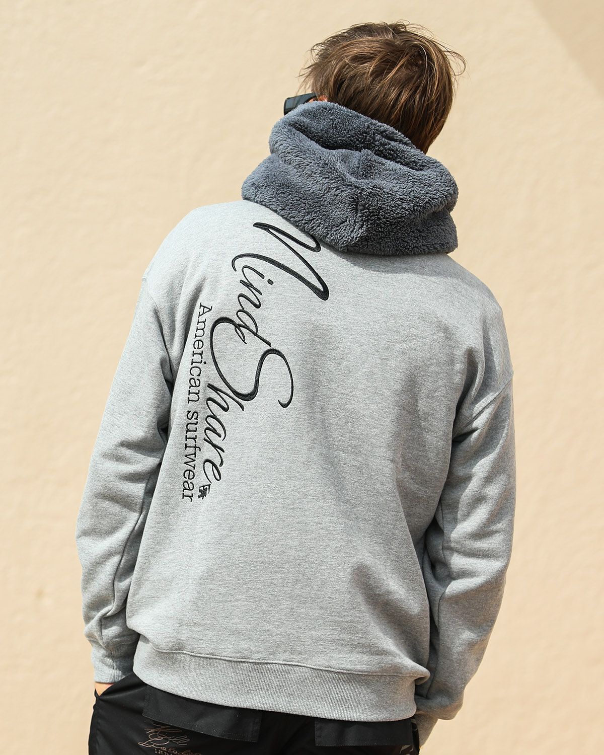 杢グレー：183cm/70kg(Lサイズ着用)