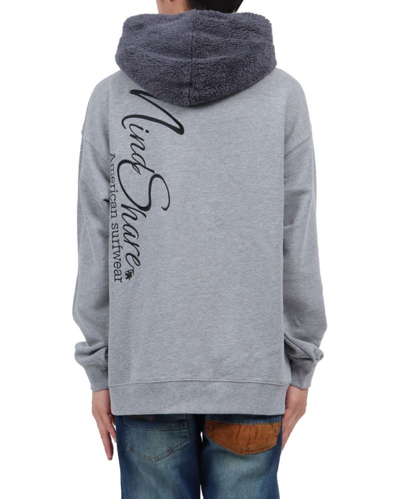 杢グレー：174cm62kg(Lサイズ着用)