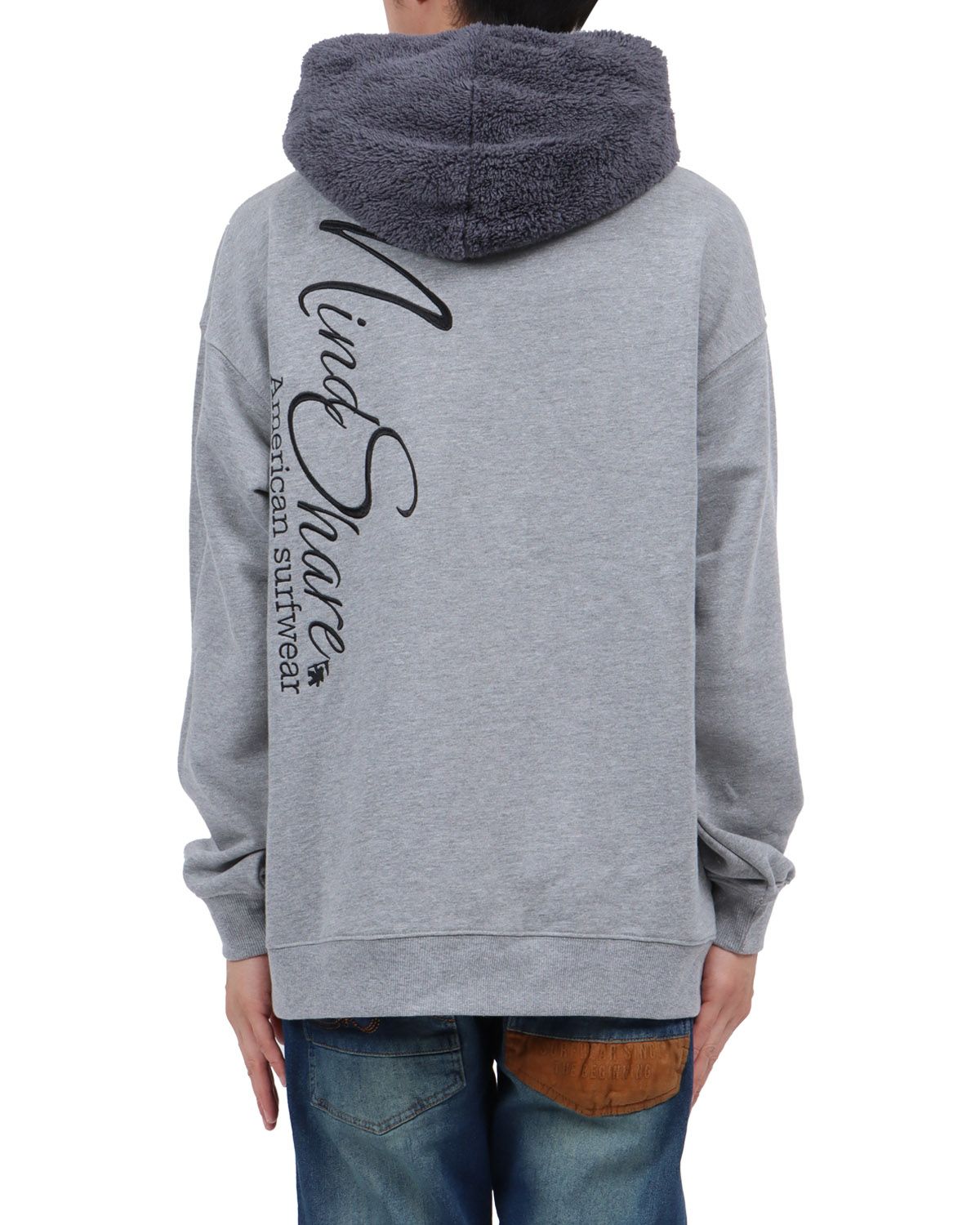 杢グレー：174cm62kg(Lサイズ着用)