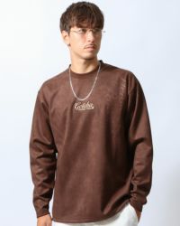 ブラウン：180cm/70kg(Lサイズ着用)