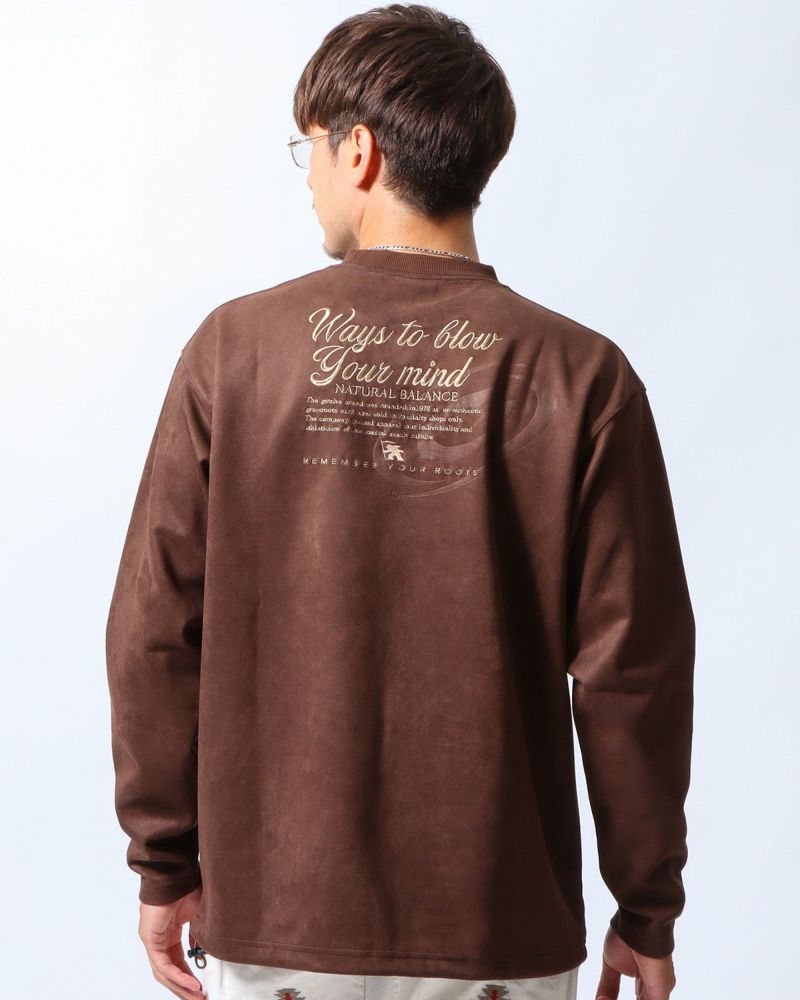 ブラウン：180cm/70kg(Lサイズ着用)