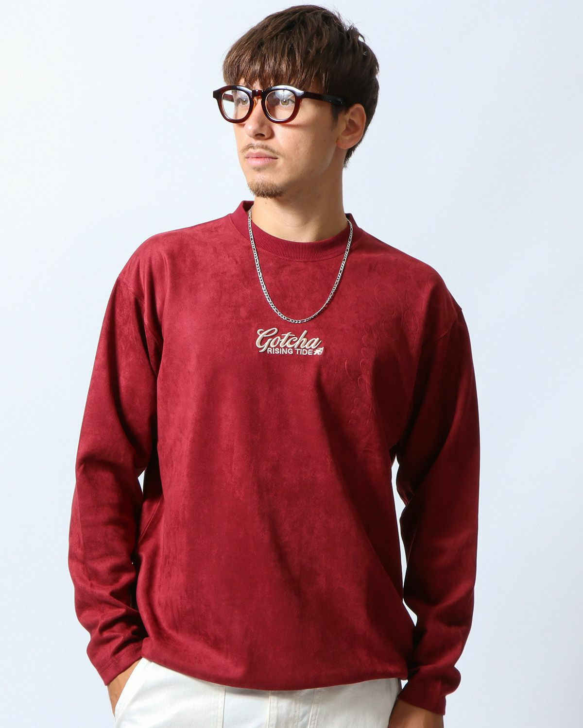 ワイン：180cm/70kg(Lサイズ着用)